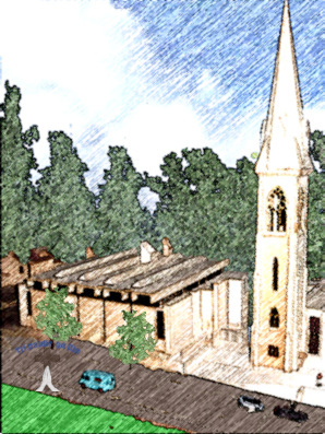 St Michael's church on Marine Road Dun Laoghaire.