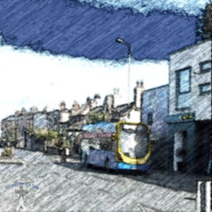 Dalkey bus Ulverton Road Castle Street Dalkey.