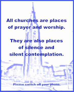 Dun Laoghaire, St Michael’s church image with text.