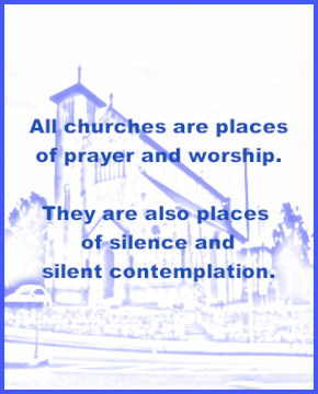 Foxrock, Kill Lane church image with text.