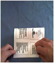 prayer fold leaflet